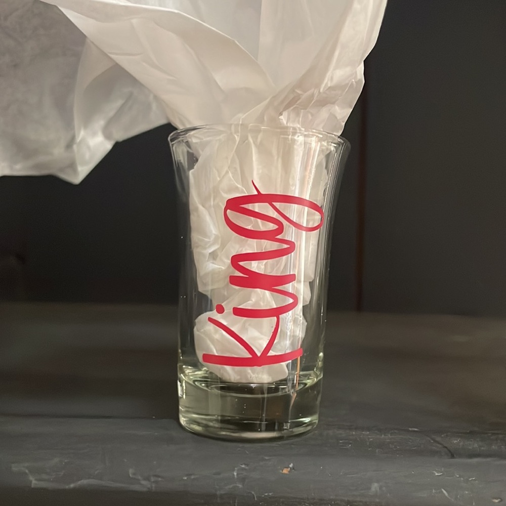 King shot glass